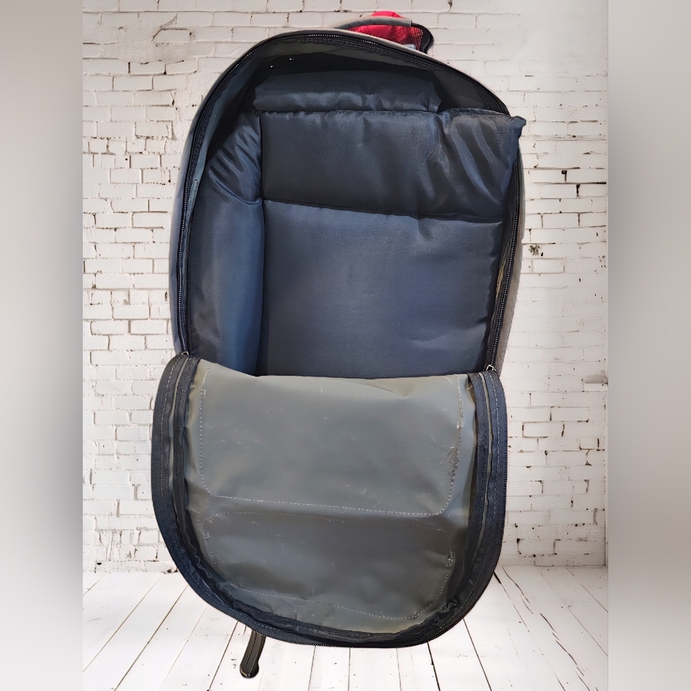 Westen Pack Gray Wheeled (Rolling) BackPack With Strap Heavy Duty BOOKMOBILE - Picture 5 of 16
